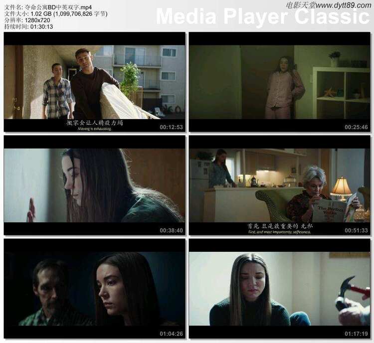 2019年美国6.1分惊悚恐怖片《夺命公寓》BD中英双字
