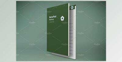 NotePad Mockup CreativeMarket-5787245 (PSD)