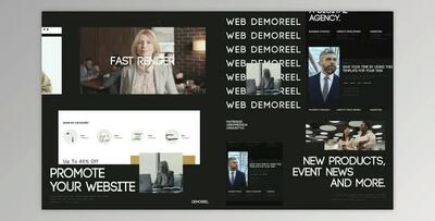 Minimalistic Website Promo (Videohive 53409213) - AE Project