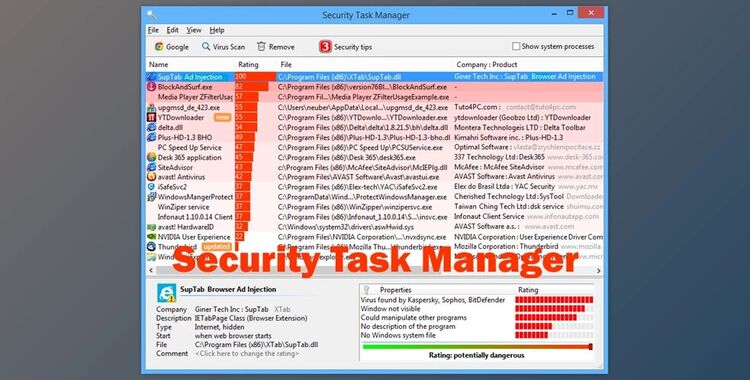 Security Task Manager v3.2c Multilingual + Portable Edition + CRACK