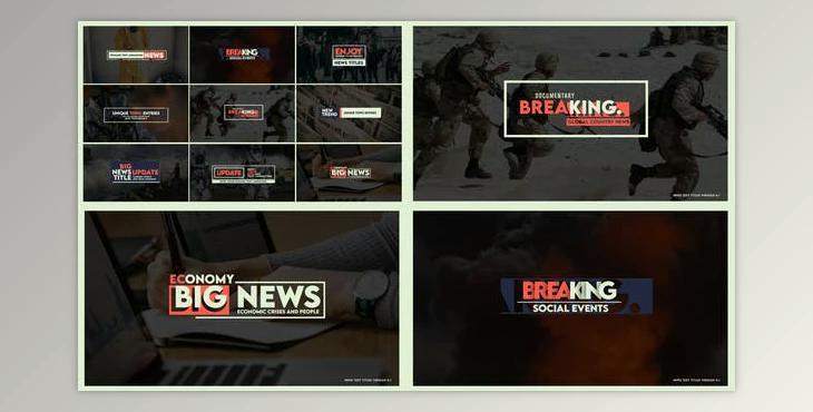 News Text Titles Version 0.1 (Videohive 27552200)