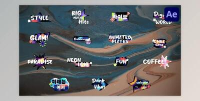 Animated Plates for After Effects (Videohive 47639588) - AE Project