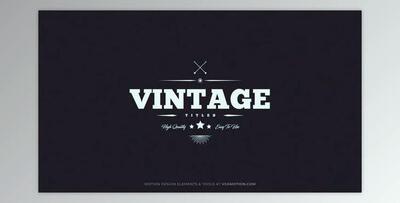 Titles // Vintage II (VideoHive 35890090) - AE Project