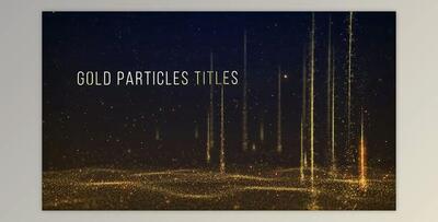Videohive Gold Particles Titles 31513696