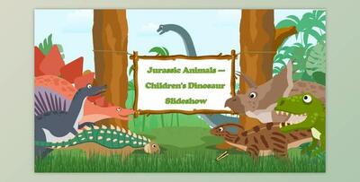 Jurassic Animals–Children’s Dinosaur Slideshow (Videohive 43672758) - AE Project