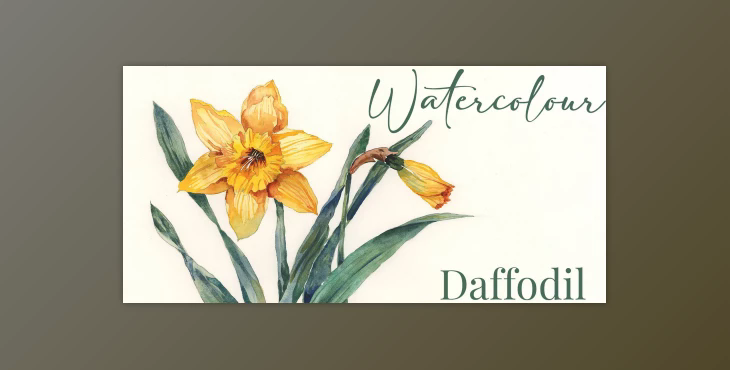Vibrant Daffodils: An Easy Step-by-Step Guide to Painting Florals in Watercolor