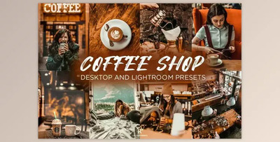 6 Coffee Shop Lightroom Presets 6425631 (Mob, Desk)