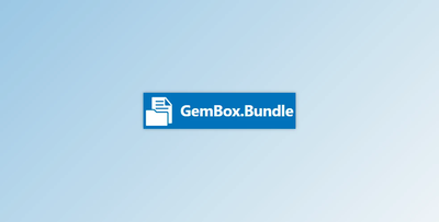 GemBox.Bundle v2025.10.104 (02 Oct 2025) + CRACK