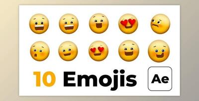 Smile Emojis (Videohive 45049437) - AE Project