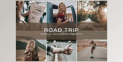 5 Road Trip Lightroom Presets CreativeMarket-5699055 (DNG, XMP) - Mobile And Desktop