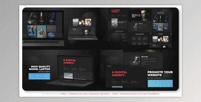 Strong Black Web Promotion (Videohive 34193625) - AE Project