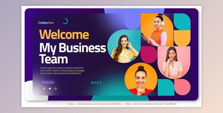 Collaborate Agency Promo (Videohive 53068202) - AE Project