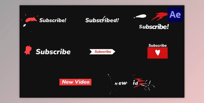Youtube Subscribers for After Effects (Videohive 52120490) - AE Project