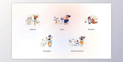 Relaxation – Bodypositive Text Concepts (Videohive 45848163) - AE Project