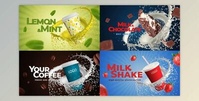 Coffee, Soda, Milkshake, Any Food (Videohive 33096587) - AE Project