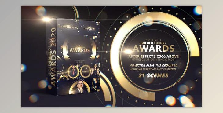 Cobalt Golden Luxury Awards 4K (Videohive 29533719) - AE Project