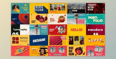 Typography Titles (Videohive 23697239) - AE Project