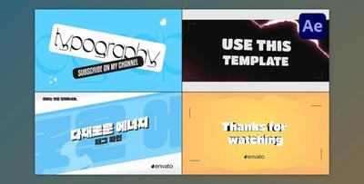 Flash FX Typography Titles for After Effects (Videohive 50874311) - AE Project