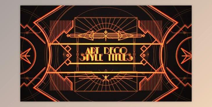 Art Deco Style Titles (Videohive 51519437) - AE Project