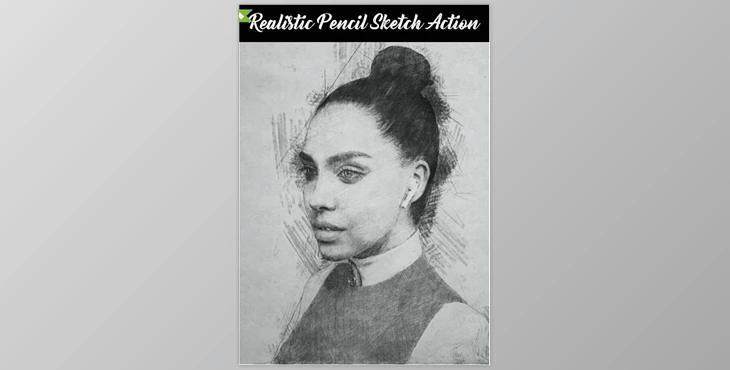 Realistic Pencil Sketch Action GraphicRiver-28984168 (ATN)