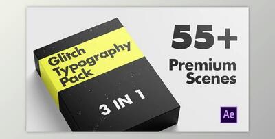 Glitch Typography Pack (Videohive 37400705) - AE Project