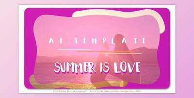Summer Sea Intro (VideoHive 24077040) - AE Project