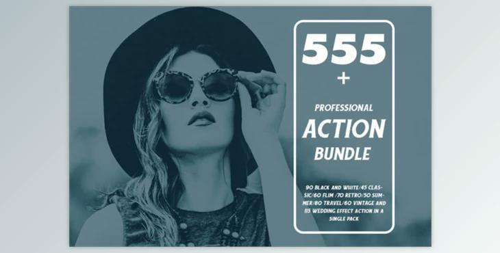 555+ Professional Photoshop Action by RS DESIGN