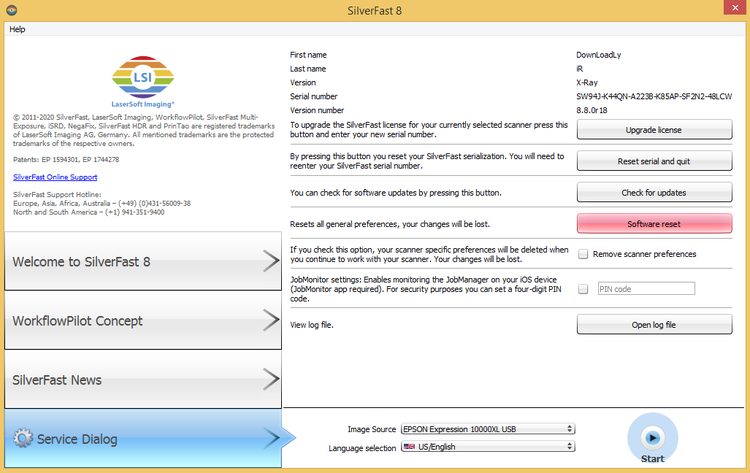 SilverFast Ai Studio / HDR Studio + ColorServer / X-Ray 8 Win/macOS
