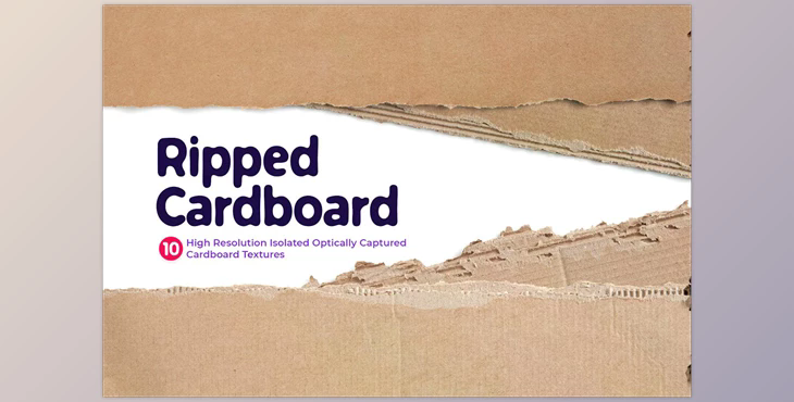 Ripped Cardboards CreativeMarket - 6725318