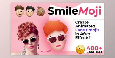 SmileMoji – Emoji Face Rig (Videohive 44577116) - AE Project