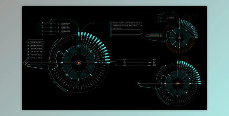 HUD Info Gadgets 01 (Videohive 44653966) - AE Project