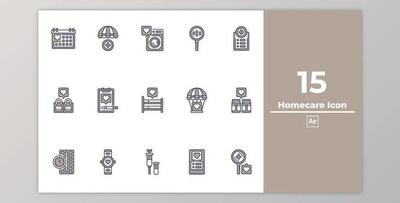 Homecare Icon After Effects (Videohive 50076036) - AE Project