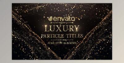 Luxury Particle Titles (Videohive 50558141) - AE Project