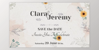 Wedding Invitation (Videohive 49446885) - AE Project