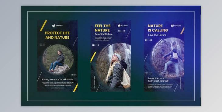 Collection for nature stories (Videohive 47990334) - AE Project