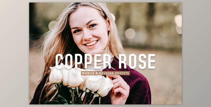 Copper Rose Pro Lightroom Presets CreativeMarket - 10243235