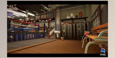Unreal Engine - Stylized Boxing Club (Stylized, Boxing, Stylized)