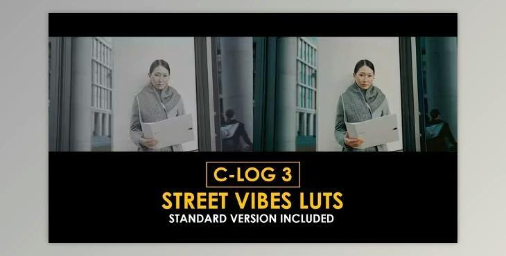 C-Log3 Street Vibes and Standard Color LUTs (videohive 50930890)