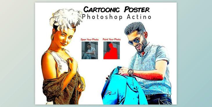 Cartoonic Poster Action By Studio Retouch (ATN)