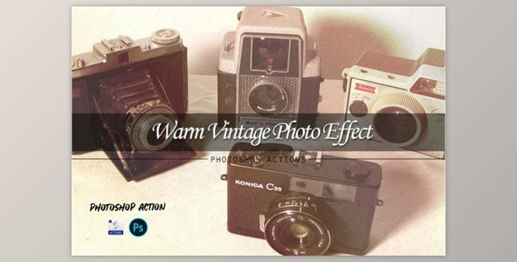 Warm vintage - PSD action by LetterStockStd (ATN)