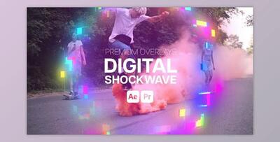 Premium Overlays Digital Shockwave (Videohive 53713643)