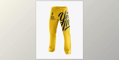 Sport Pants Mockup - Halfside View 11594