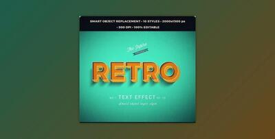 GraphicRiver – 3D Vintage Retro Text Effects V2 27625402