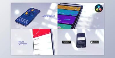 App Presentation White Version for DaVinci Resolve (Videohive 48238617)