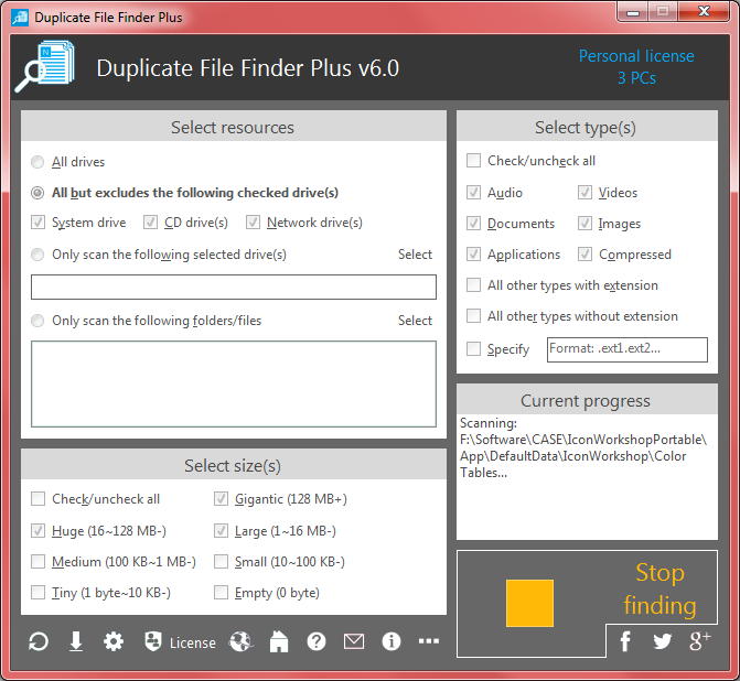 TriSun Duplicate File Finder 16.0.079 / Photo Finder 14.0.050 / MP3 Finder 14.0.034