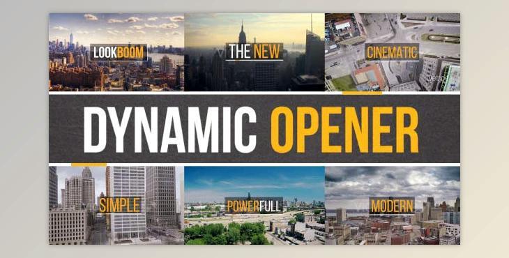 Dynamic Opener (Videohive 12917369) - AE Project