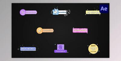 Social Media Liquid Plates for After Effects (Videohive 53542644) - AE Project