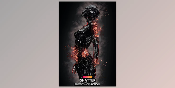 Shatter Photoshop Action GraphicRiver - 34146550
