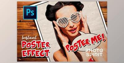 Instant Poster Effect PSD Template By Graphic-Spirit