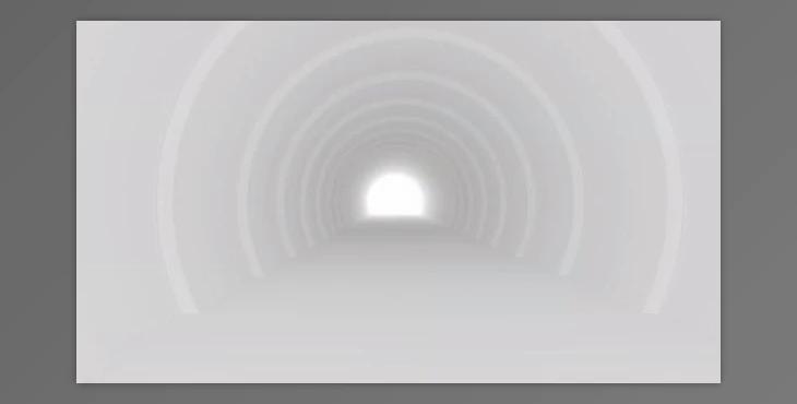 White Tunnel Modern Architecture with Transparent Hole (Videohive 47597323)